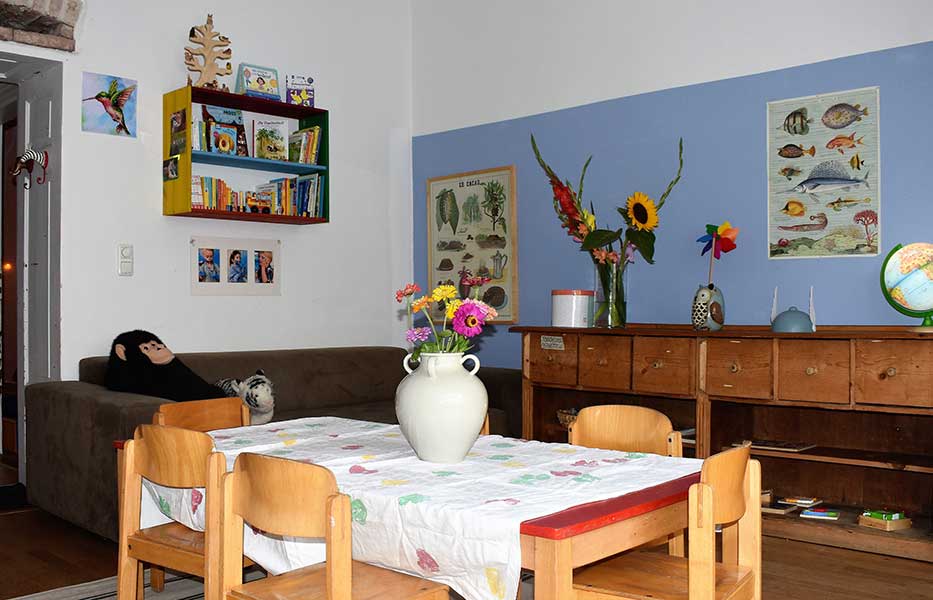 Spielraum im Kindergarten Schmetterling